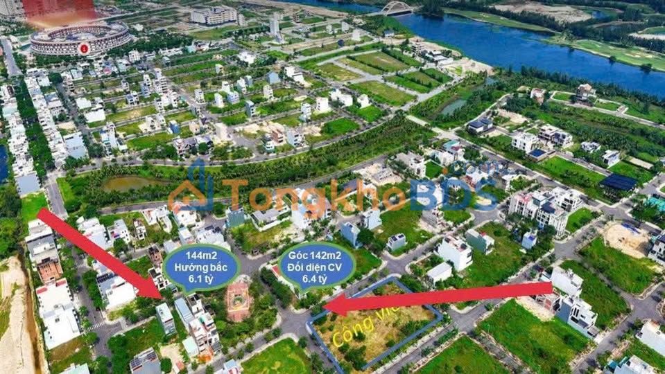 Bán đất Khu đô thị FPT V1 Đà Nẵng - 144m², Lô góc 6.4 tỷ