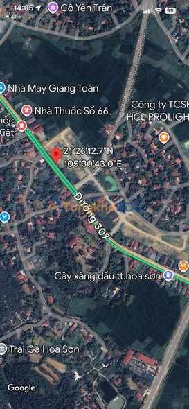 Đất Nền Hoa Sơn Lập Thạch 100m² - Sổ Đỏ Thổ Cư, Kinh Doanh Tốt