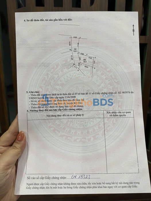 Đất Nền View Hồ Quan Sơn Mỹ Đức - 80.5m² Nở Hậu - Sẵn Sổ