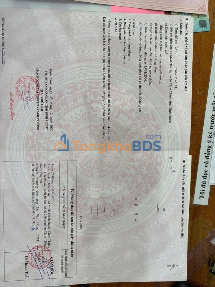 Bán Gấp Đất 300m² Chơn Thành, Bình Phước - 10PN Trọ 2 Ki-ốt, Thu Nhập 20 Triệu/Tháng