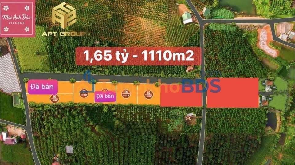 Đất Nền Lâm Hà, Lâm Đồng 1100m² - Sổ Riêng, Giá Tốt 1.65 Tỷ