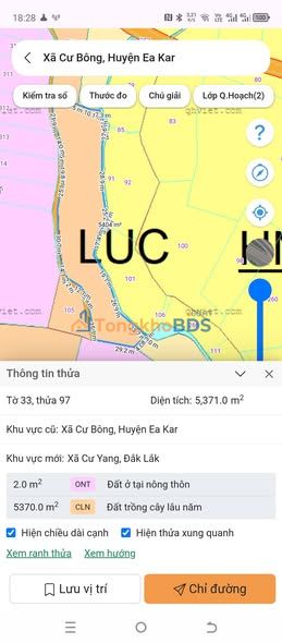 Đất Mặt Đường Cư Yang, Đắk Lắk - 190m² Giá Chỉ 540 Triệu