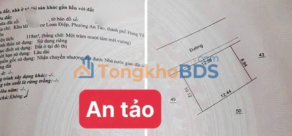 Đất nền 118m² Phố Hiến, Hưng Yên - Sổ đỏ sẵn sàng, giá chỉ hơn 5 tỷ