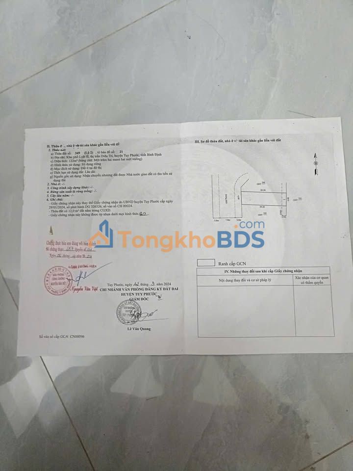 Nhà 1 Mê Mặt Tiền Luật Lễ Diêu Trì, Phù Mỹ - 122m² Ngang 6m, Giá Tốt