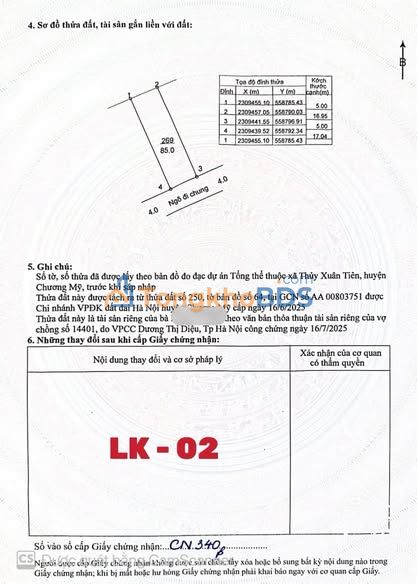 Đất Xuân Mai 85m² - Sổ Đỏ Full Thổ Cư, Sẵn Sàng Giao Dịch