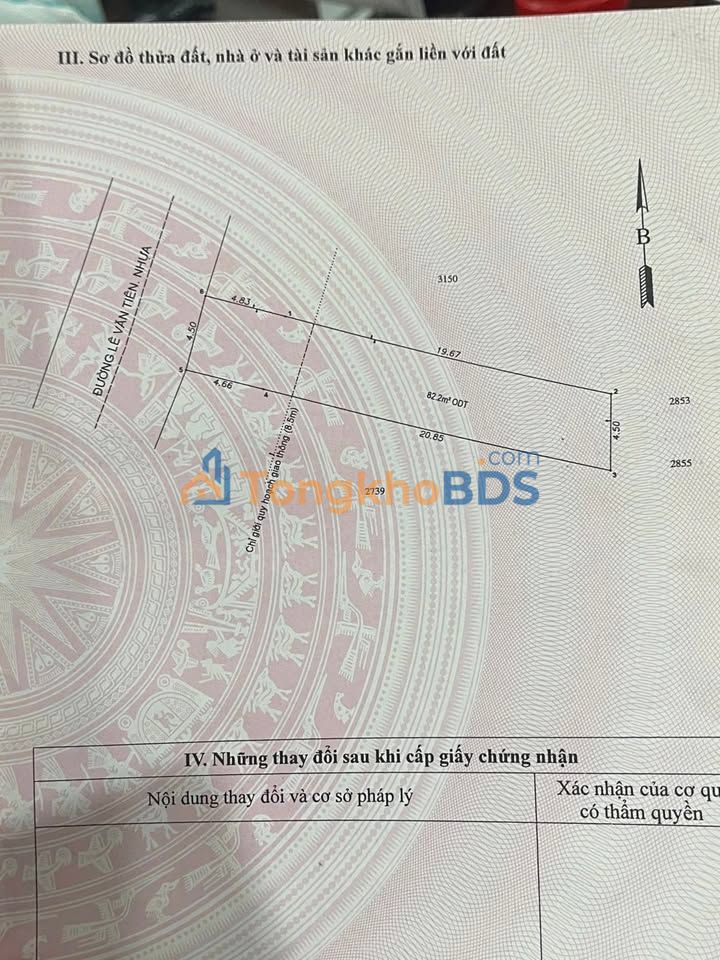 Nhà Mặt Tiền Lê Văn Tiên Dĩ An 112m² - 4PN, Sân Oto - Giá 7.2 Tỷ