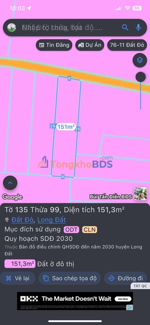Đất Nền Thị Trấn Đất Đỏ 150m² - Sổ Thổ Cư, Ô Tô Tới Nền