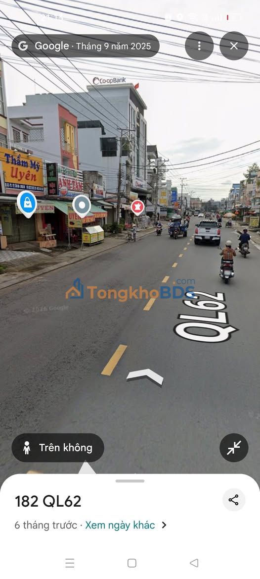 Nhà Mặt Tiền QLộ 62 Tân An - 4 Tầng Kinh Doanh Đắc Lợi