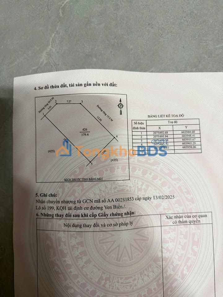 Đất Lô Góc 2 Mặt Tiền Hưng Hòa, Vinh - 179.4m² - Sổ Hồng Sẵn Sàng