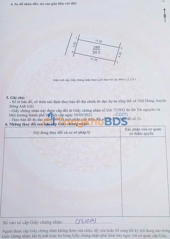 Bán Đất Đông Anh 50m² - Sổ Mới Tinh, Gần Khu TĐC Hà Nội