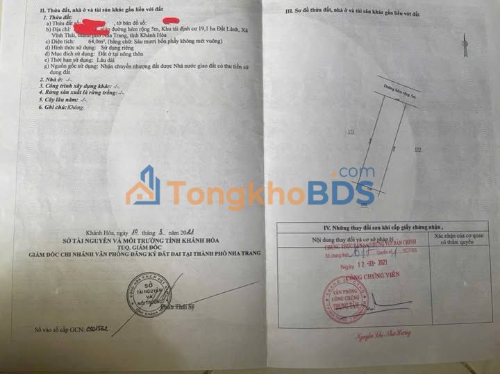 Nhà 64m² Hướng Đông Bắc, 3PN Đường 5m Nha Trang - Giá 3.2 Tỷ