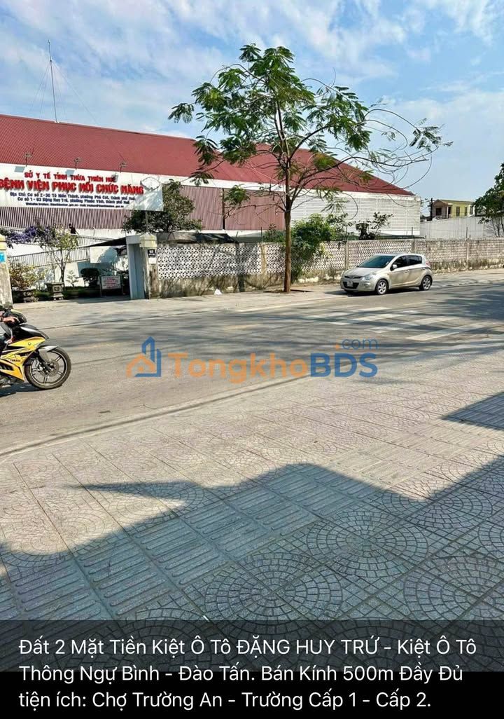 Đất nền Huế Đặng Huy Trứ 109m² 2 tỷ - Sổ đỏ chính chủ