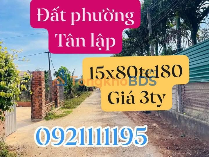 Đất nền Tân Lập 180m² 3 tỷ - Giá tốt hiếm có