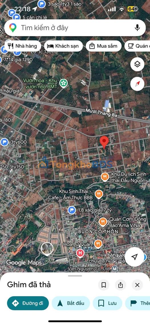 Đất nền Nguyễn Đình Chiểu Buôn Ma Thuột 1000m² 6.25 tỷ - Sổ đỏ chính chủ