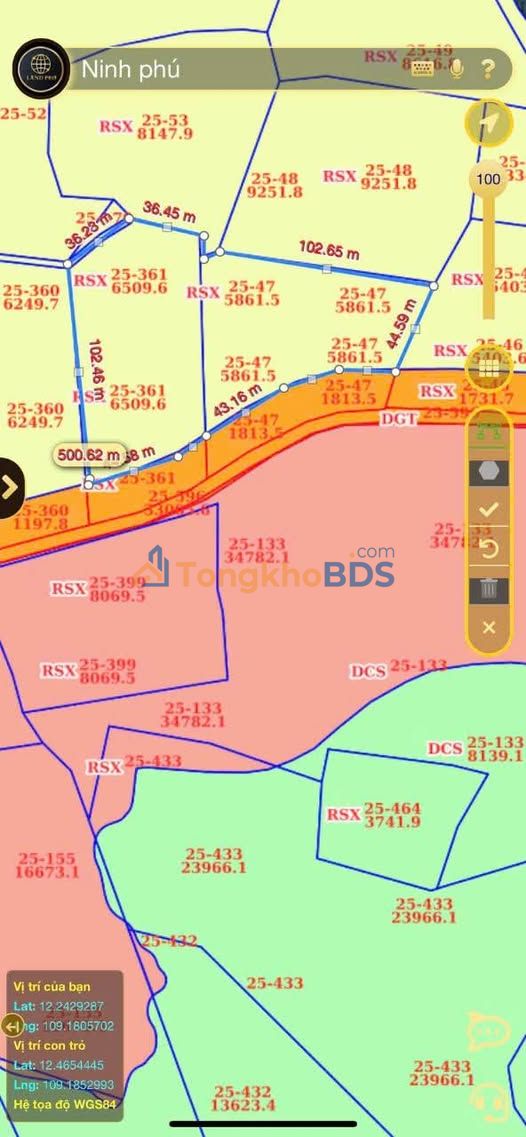 Bán Đất Vườn 1.5ha Mặt Tiền 153m Đường Nhựa Ninh Phú, Ninh Hòa Giá 8 Tỷ