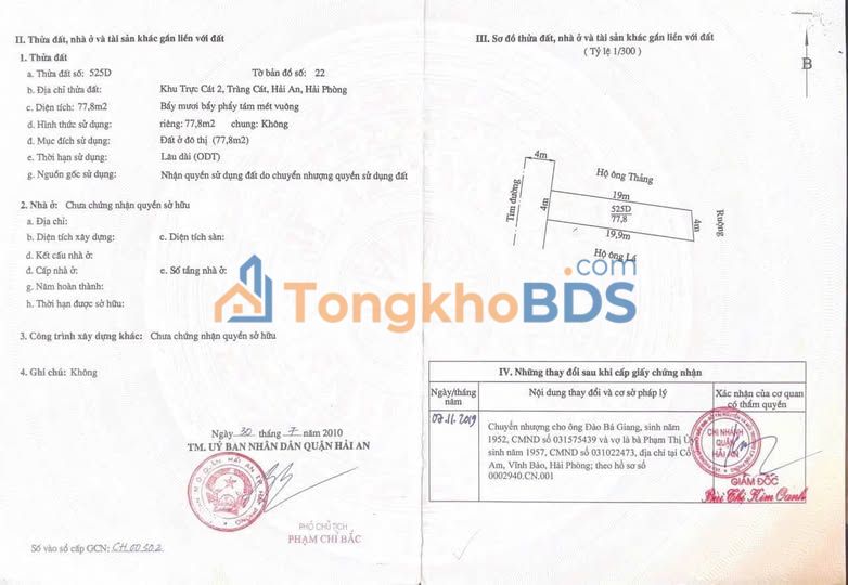 Đất Nền Tràng Cát 77.8m² View Vườn Hoa - Đầu Tư Sinh Lời