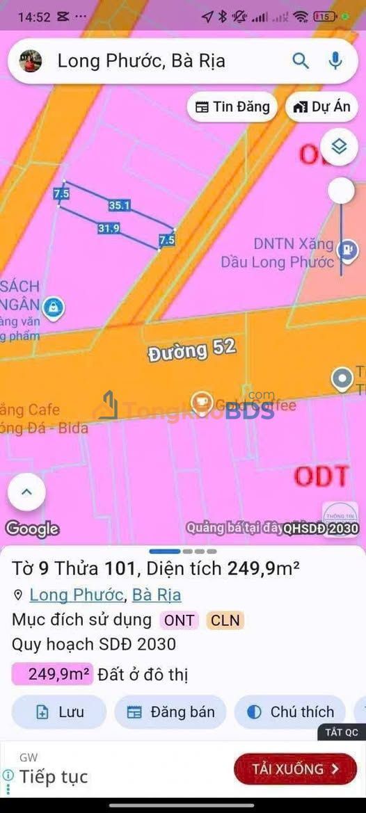 Đất Nền Phước Hưng, Bà Rịa 250m² - Giá Tốt, Kinh Doanh Đa Ngành