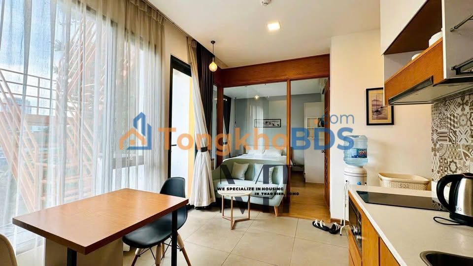 Cho thuê căn hộ 1PN Thảo Điền 45m² - Ban công rộng, full nội thất