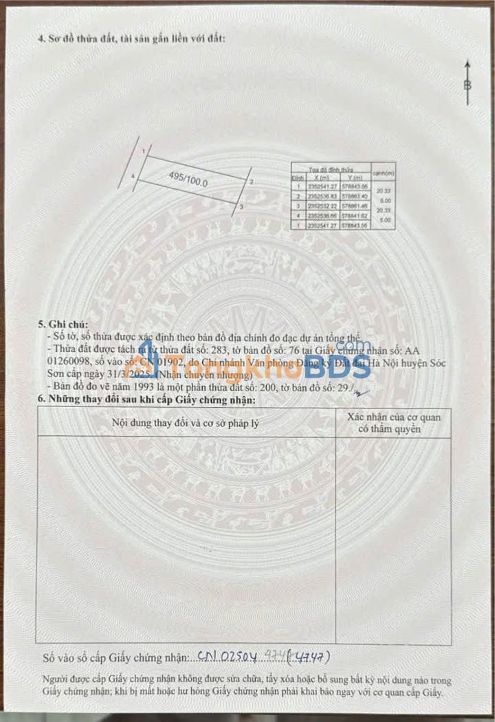 Đất Sóc Sơn 100m² - Sổ Đỏ Sẵn Sàng, Ngõ Thông Oto Tới Đất