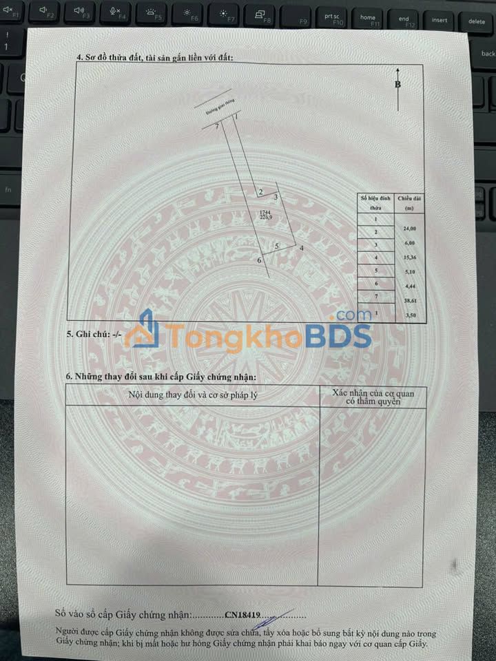 Đất nền Bắc Sơn 226,9m² giá đầu tư - Sổ đỏ chính chủ