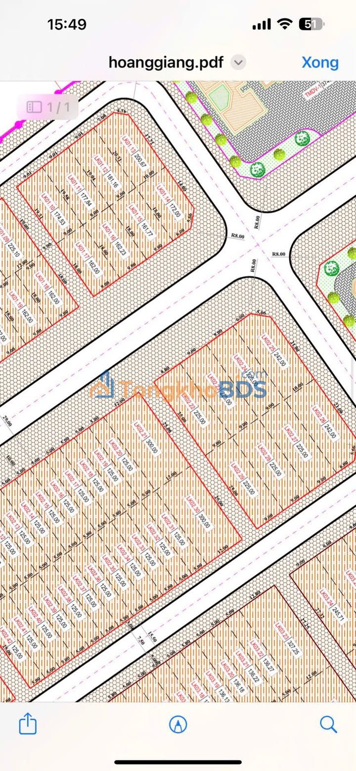 Đất Nền Hoàng Giang - Nông Cống 162m² - Sổ Đỏ Sẵn Sàng