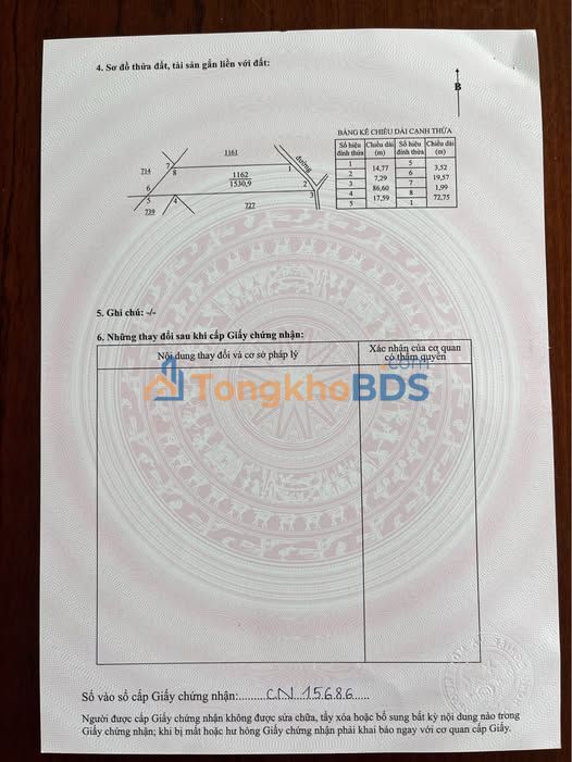 Đất nền Đất Đỏ 1.500m² giá 650 triệu - Sổ đỏ chính chủ sẵn sàng đầu tư