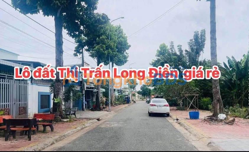 Đất thổ cư 110m² mặt tiền đường nhựa Long Điền - Sổ hồng sẵn, giá 1.8 tỷ