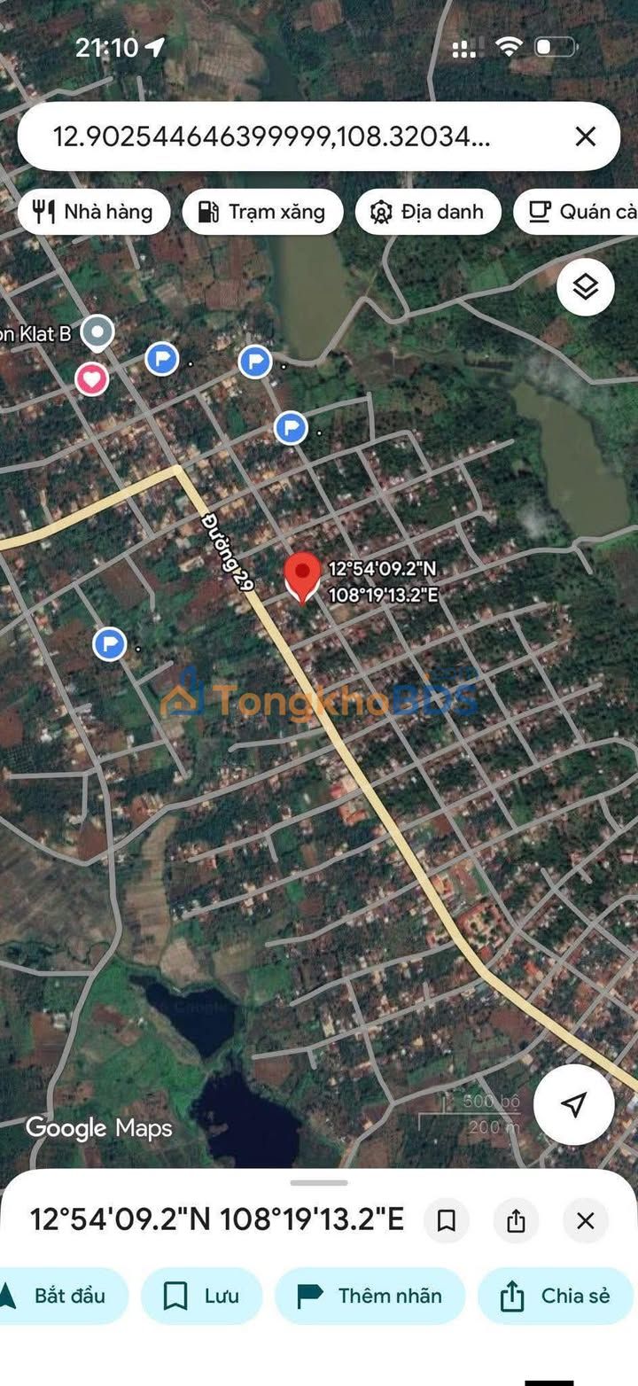 Đất nền Buôn Hồ 80m² - Trung tâm xã Ea Drông, giá 620 triệu