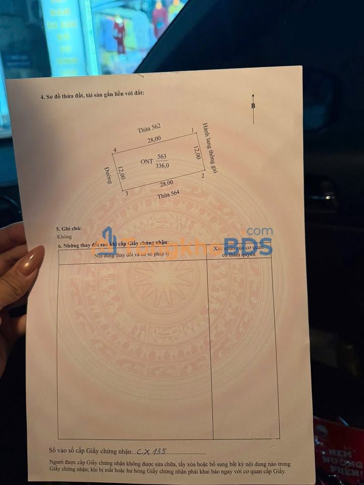 Đất nền Yên Mạc, Ninh Bình 336m² - Đối diện công viên, giá đầu tư 2 tỷ