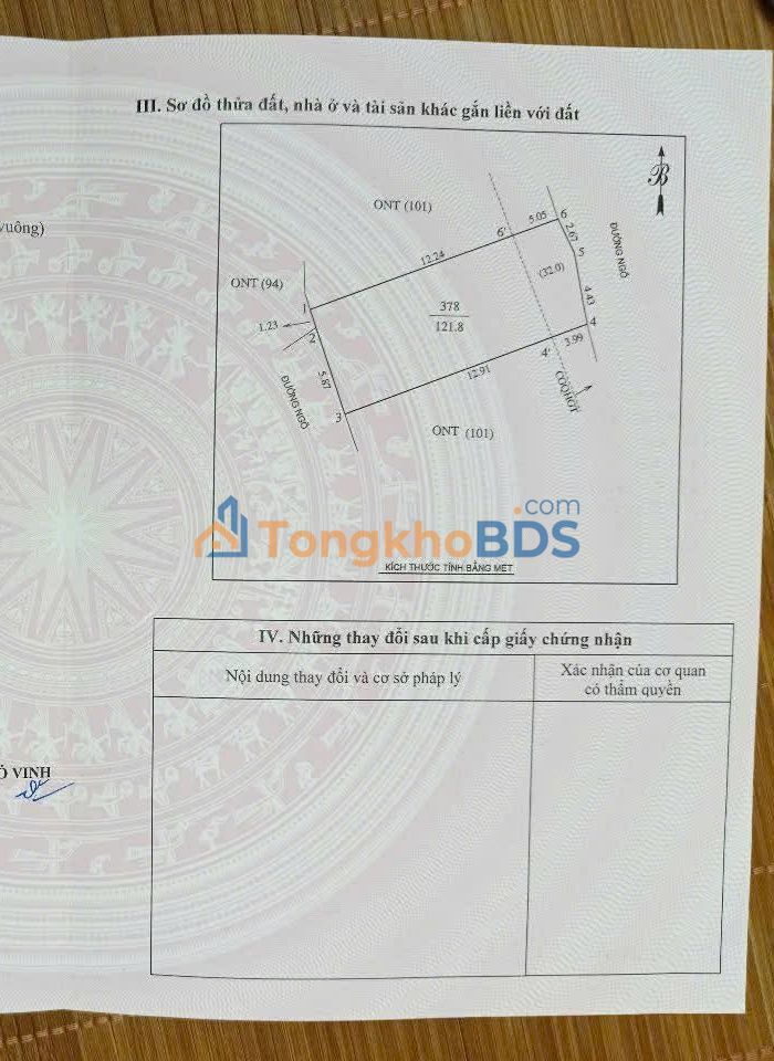 Đất nền Vinh Hưng Đông 122m² 4.2 tỷ - Sổ đỏ chính chủ