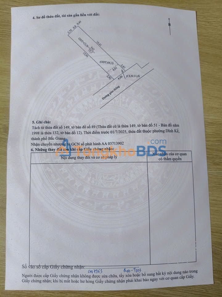 Nhà 3 tầng Dĩnh Kế, Bắc Giang 70m² - Sổ đỏ chính chủ, sẵn sàng đón chủ mới