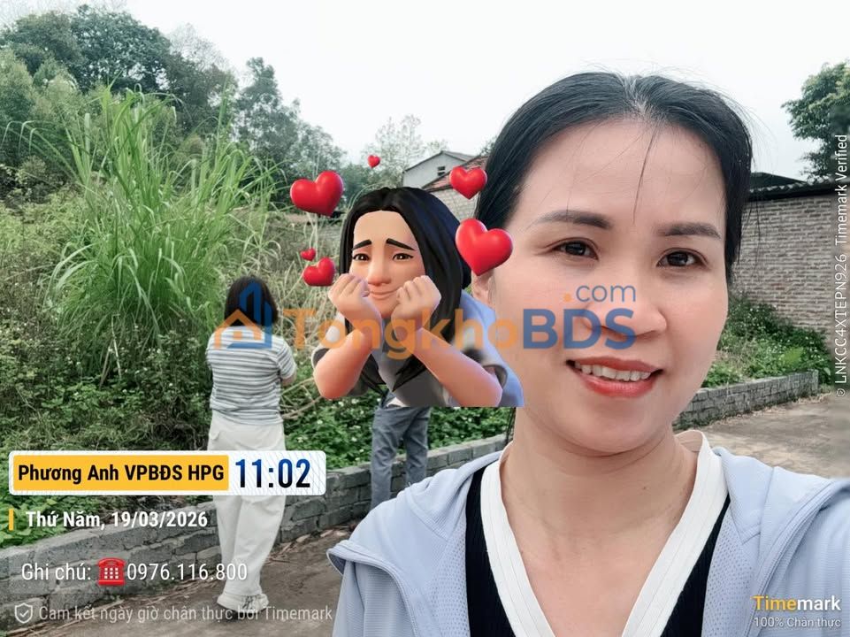 Bán đất Xã Tân Hưng, Lạng Giang 135m² - View đồng, đường ô tô