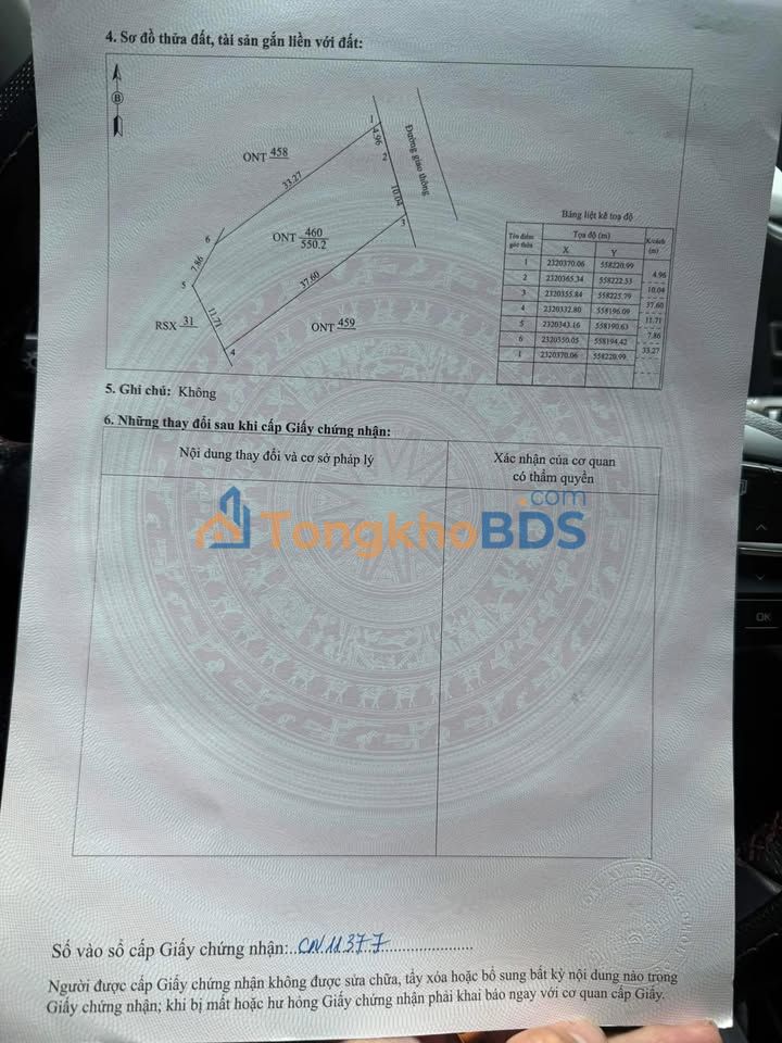 Đất Vàng Mặt Tiền Đường HCM, Bình Xuyên Vĩnh Phúc - 555m² Thổ Cư, Giá Tốt