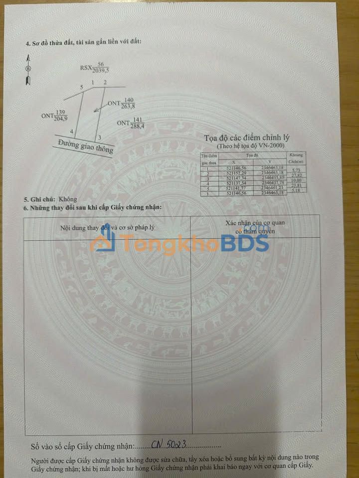 Đất Nền 283m² Tân Sơn, Phú Thọ - Chính Chủ, Giá Tốt