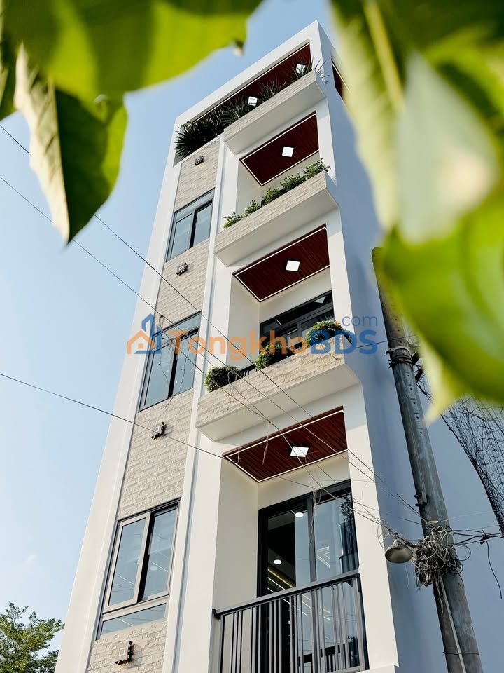 Nhà 5 Tầng Mới Xây Sát Chợ Quang Trung, Gò Vấp - 56m² Giá 8.3 Tỷ