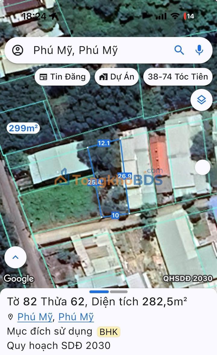 Đất nền 250m² mặt tiền Tôn Thất Tùng, Quận 1 - Giá 1.2 tỷ