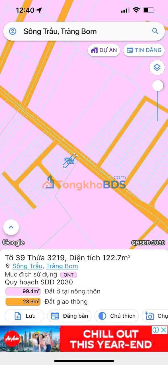 Đất Nền Mặt Tiền Trung Tâm Xã Trung Hưng, Cờ Đỏ - 122m² Sổ Riêng, Giá 1.15 Tỷ