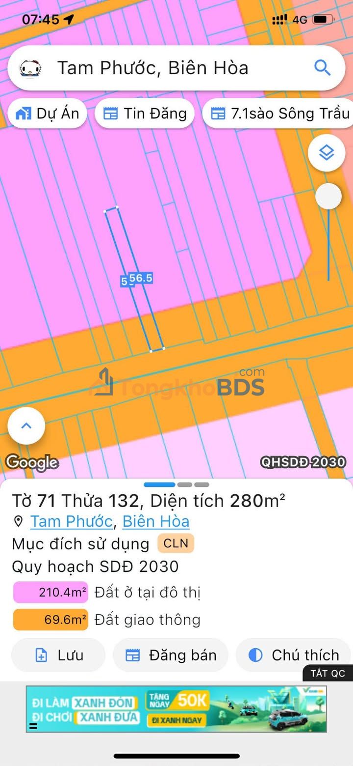 Đất Mặt Tiền Phùng Hưng, Thủ Đức - 280m² Sổ Riêng Giá Tốt