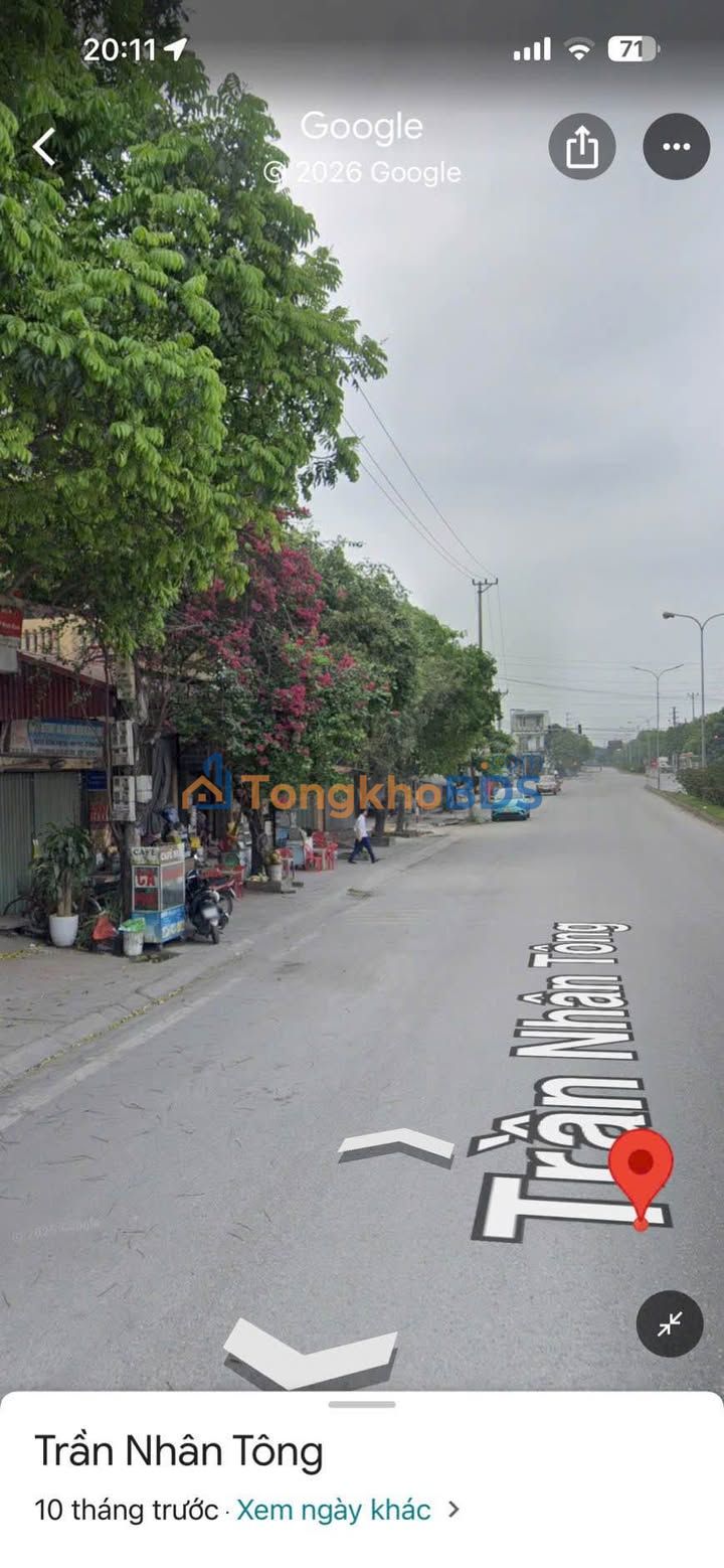 Đất Kinh Doanh Mặt Tiền 7.2m Đường Trần Nhân Tông, Ninh Bình - Giá Thỏa Thuận