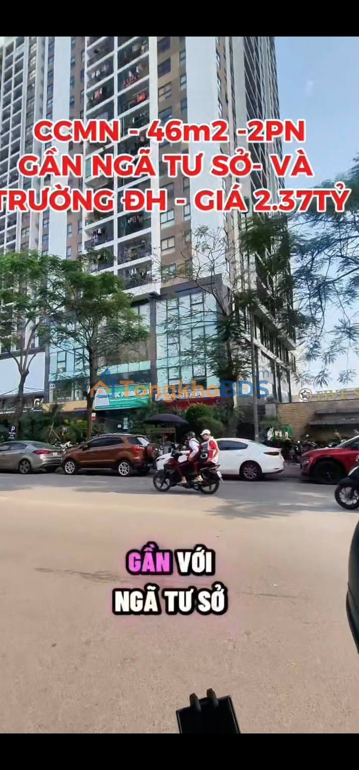 Căn hộ góc 46m² 2PN gần Đại học - Đống Đa, Hà Nội - 2.37 Tỷ