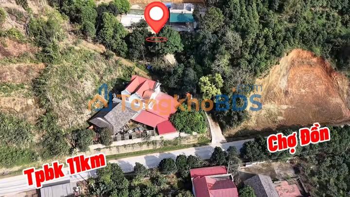 Bán Đất Vườn Quang Thuận 10.000m² - Sổ Đỏ, Cách TP.Bắc Kạn 10km