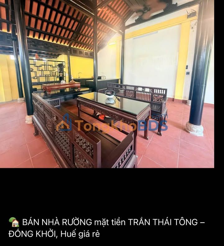 Nhà Rường Mặt Tiền Trần Thái Tông - Đồng Khởi, Huế 134m² - Sổ Hồng Sẵn Sàng Kinh Doanh