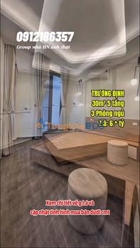 Nhà Trương Định Hai Bà Trưng 30m² 6.85 tỷ - Chính chủ bán