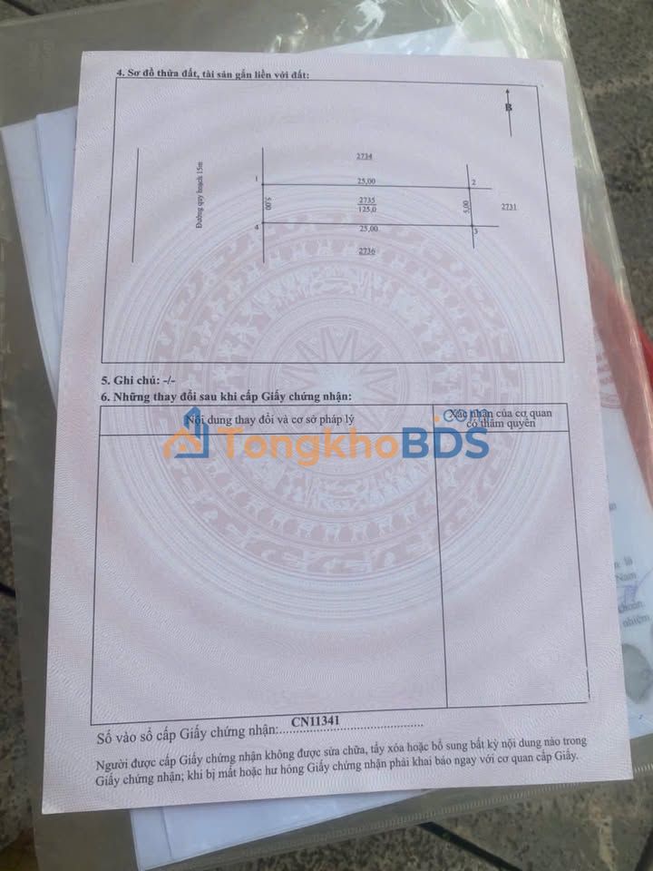 Đất nền KĐT Tấn Đức, Phổ Yên 125m² - Lô đẹp, giá 2 tỷ