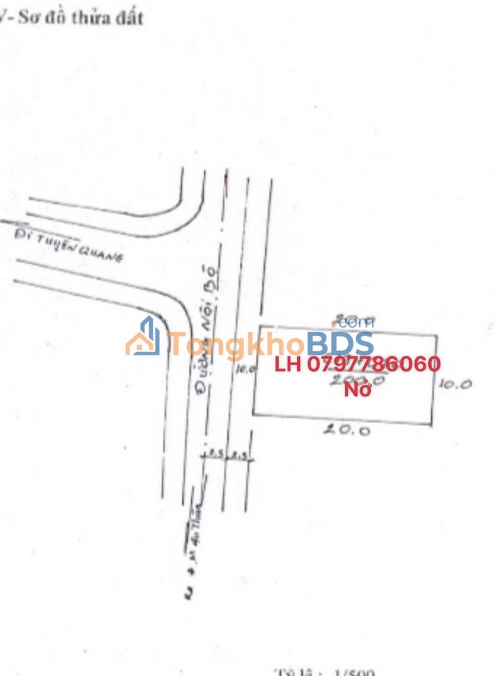 Đất Thổ Cư 200m² Mặt Tiền Kinh Doanh Sầm Uất Phan Thiết - Giá 9.1 Tỷ