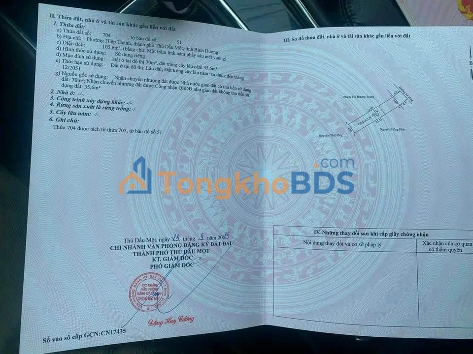 Đất Nguyễn Đức Thuận Tân Bình 110m² - Sổ đỏ chính chủ