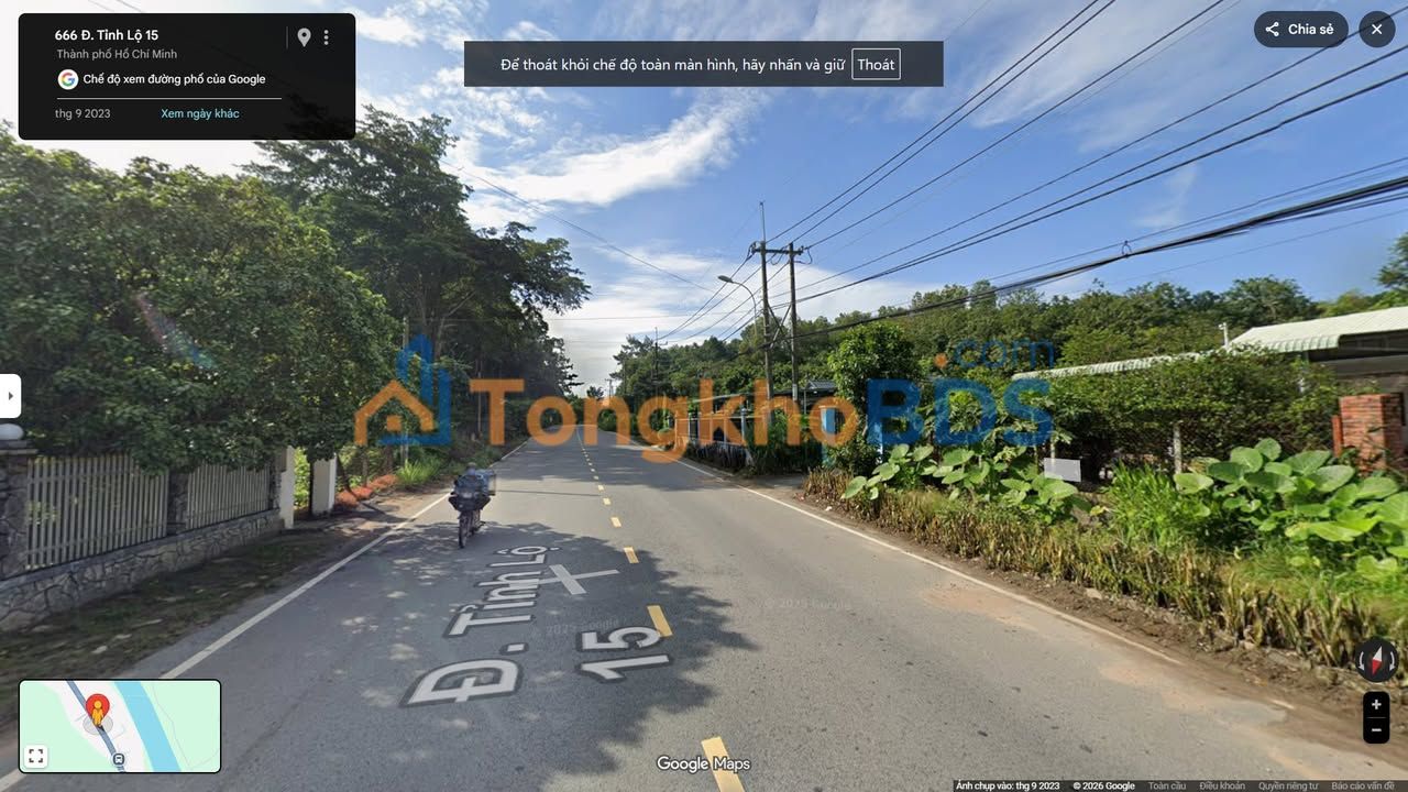 Nhà Mặt Tiền Tỉnh Lộ 15 Củ Chi 810m² - Kinh Doanh Đắc Lợi