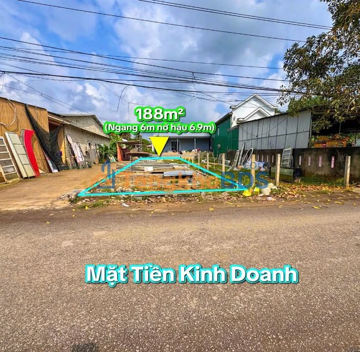 Đất nền Thuỷ Xuân Huế 188m² giá 1,6 tỷ - Đường to ô tô