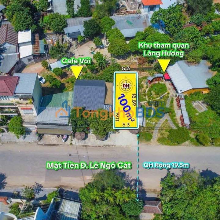 Đất nền Lê Ngô Cát 3 Thuỷ Xuân 100m² 3,55 tỷ - Hạ tầng hoàn thiện