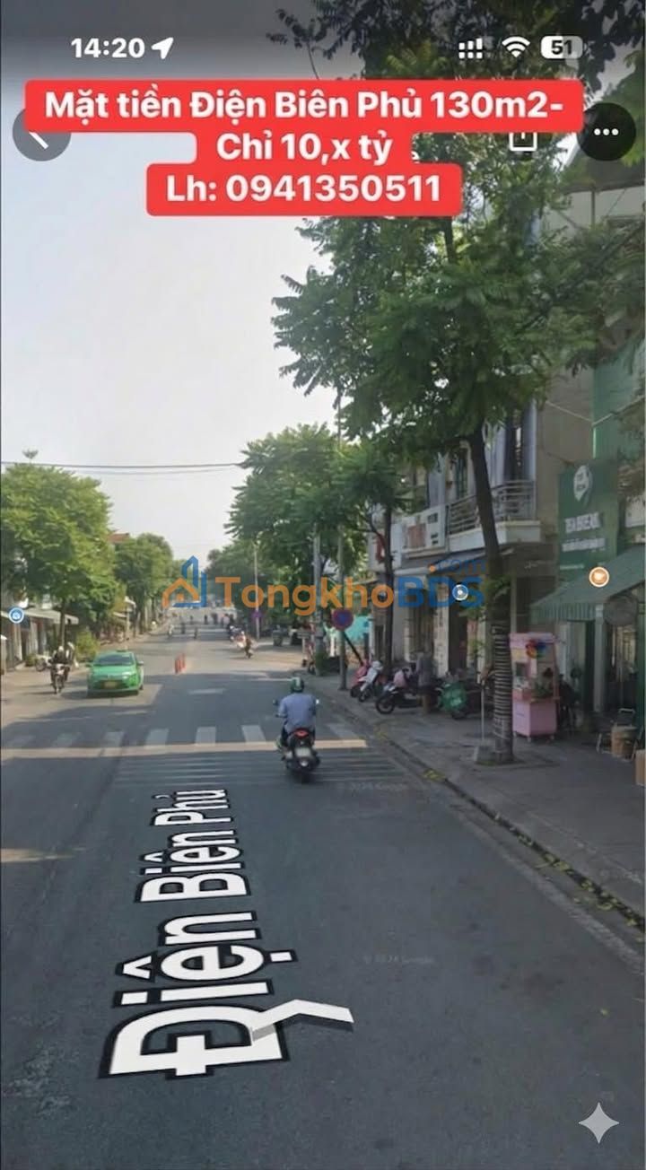 Nhà phố Điện Biên Phủ Huế 130m² giá 10 tỷ - Mặt tiền kinh doanh